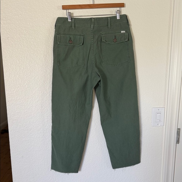 MOTHER Ankle Cropped Jeans in Sage - Picture 13 of 16